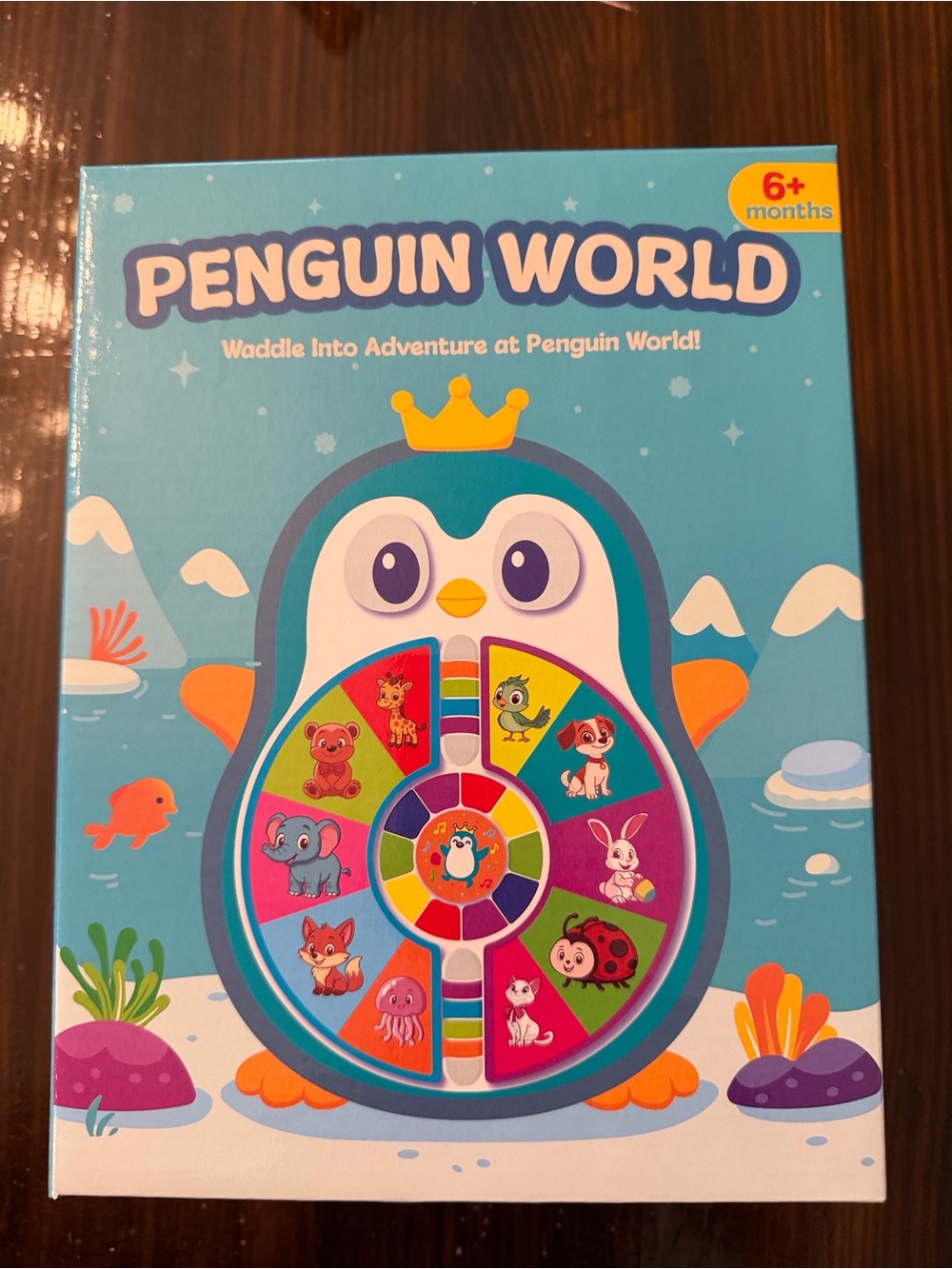 Original Penguin Penguin World Spinner Toy - Teal, Orange, Yellow, Purple